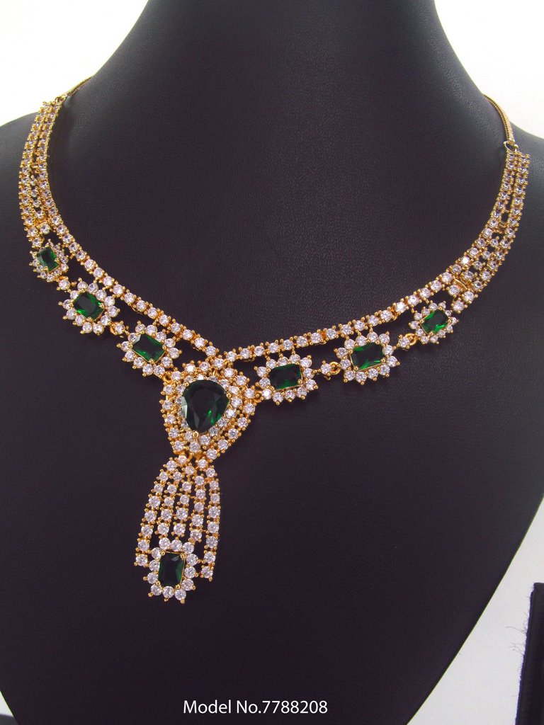 Classic Necklace | AD Jewellery | Handcrafted