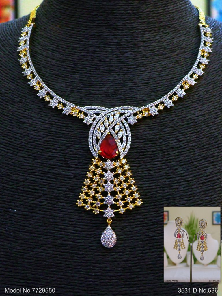 Made In India | Diamond Styled Jewellery Set