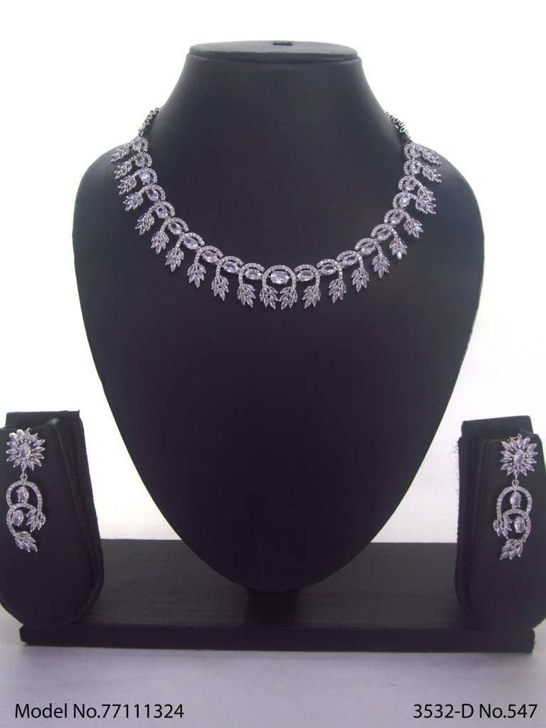 Cz Jewelry Set | Classic Pattern