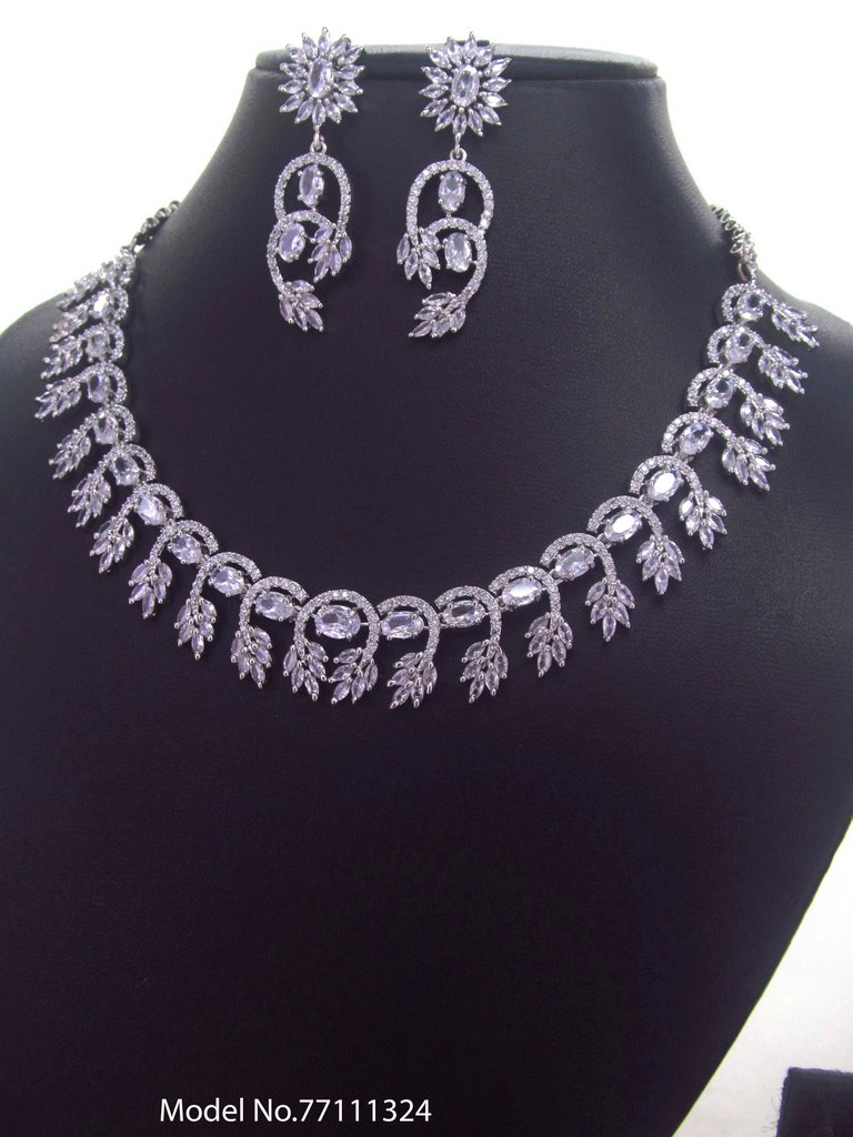 Cz Jewelry Set | Classic Pattern