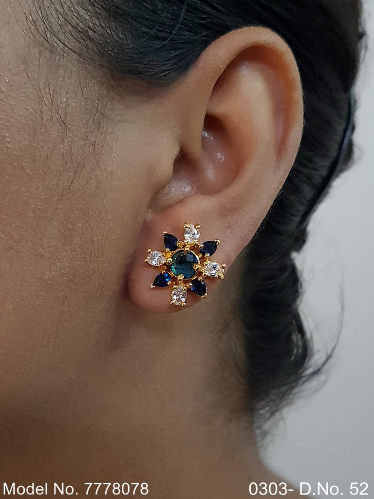 Classic Zircon Earrings