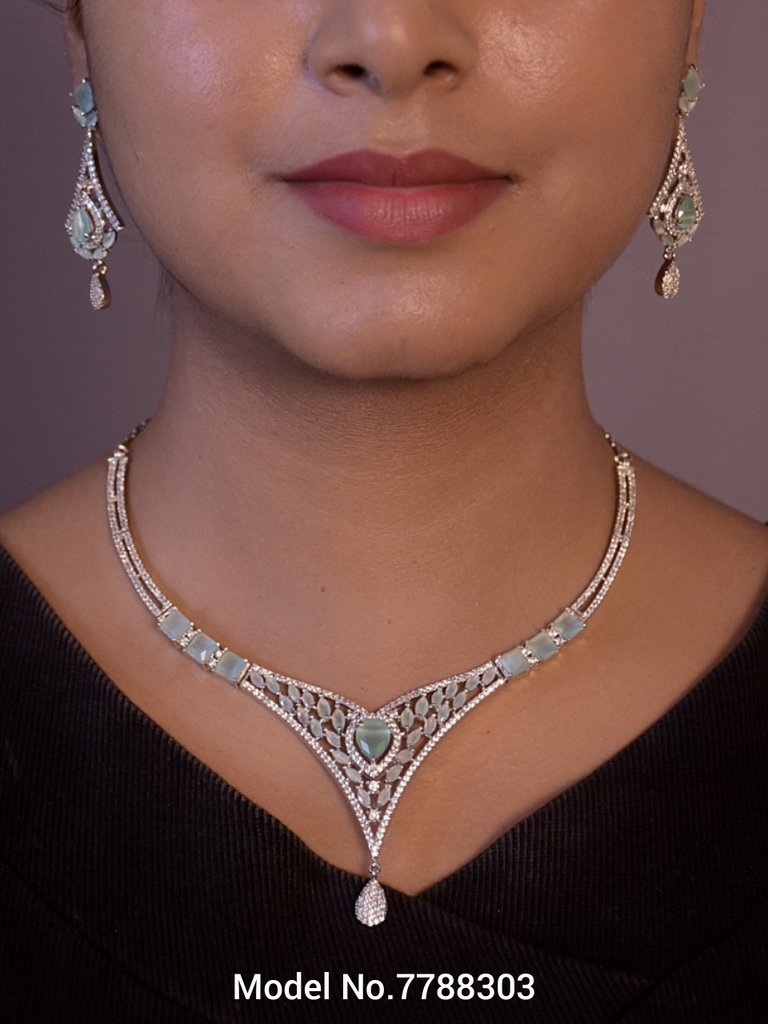 Made in India | Cz Necklace Set