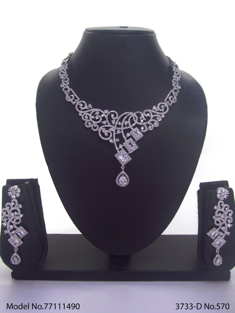 Cz Jewelry Set | Classic Pattern