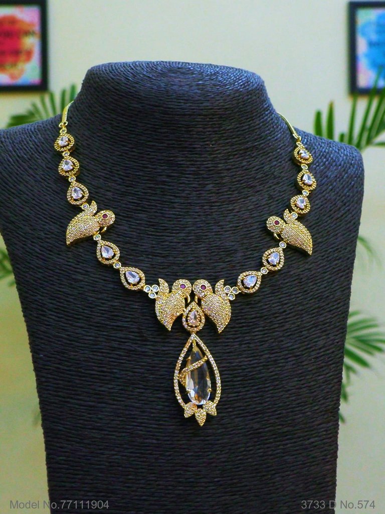 Classic Necklace | AD Jewellery | Handcrafted