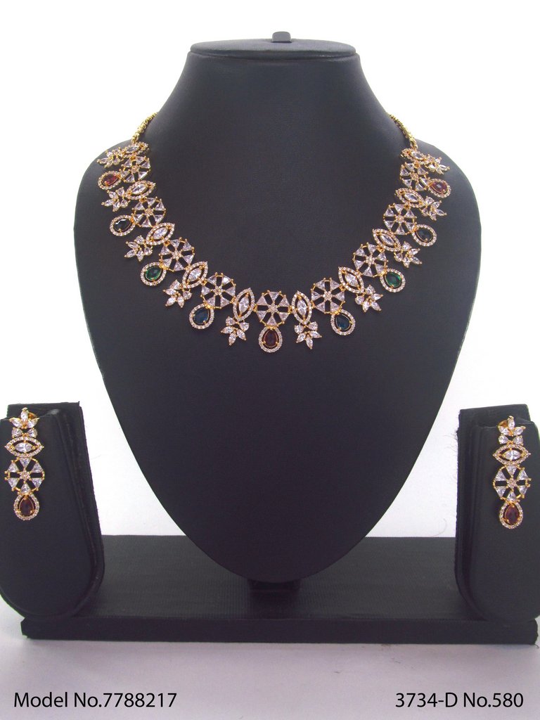 Classic yet Trendy | Cz Fashion Necklace Set