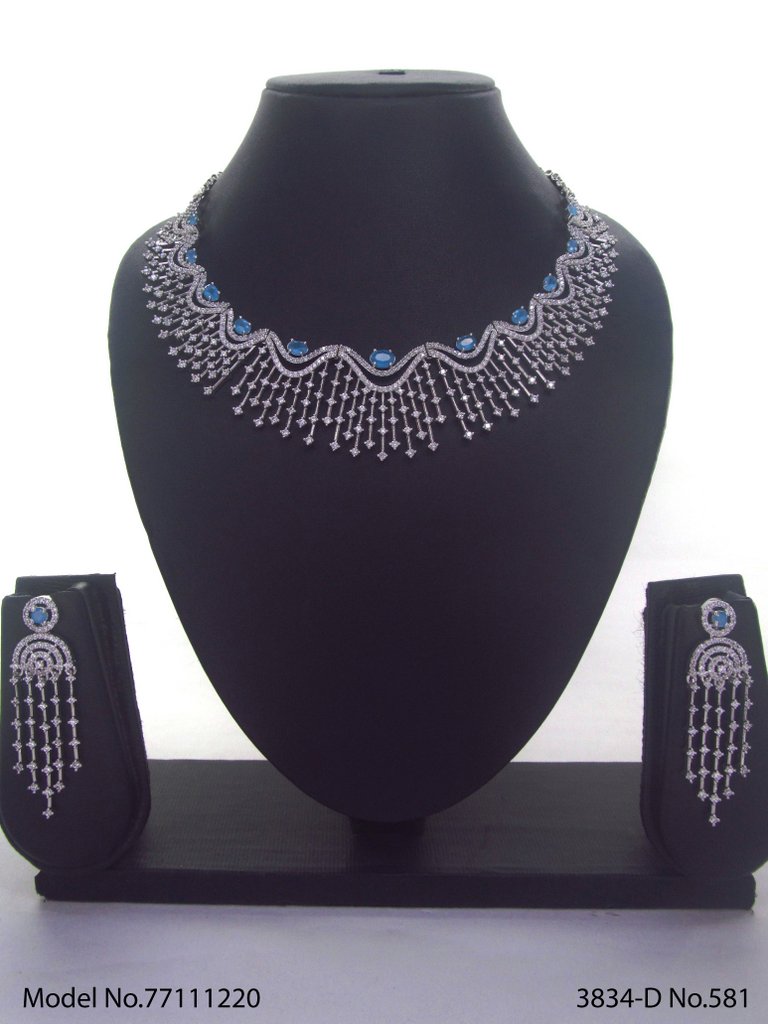 Classic Necklace | AD Jewellery | Handcrafted