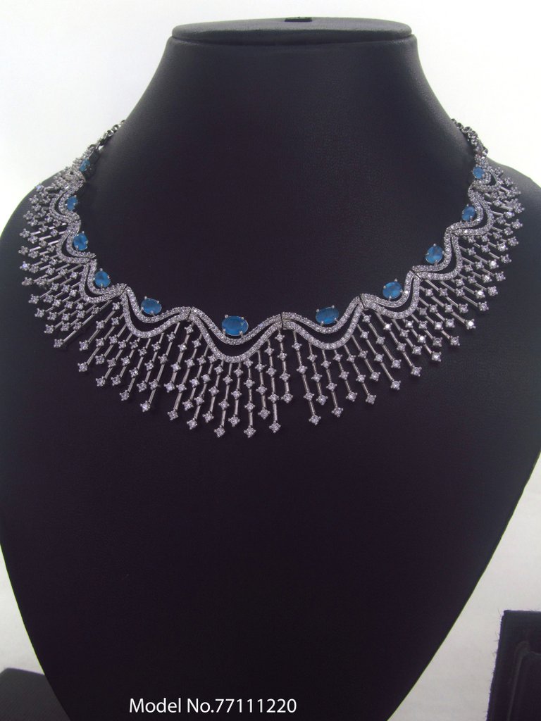 Classic Necklace | AD Jewellery | Handcrafted