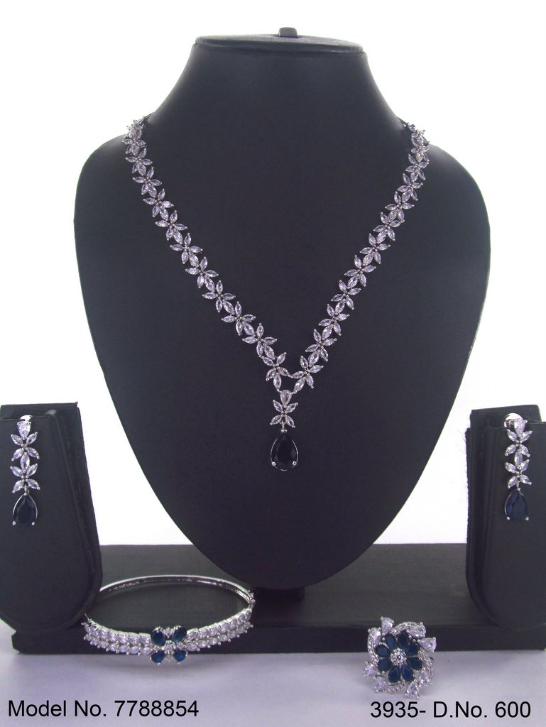 Imitation Diamond Cz Jewelry Set
