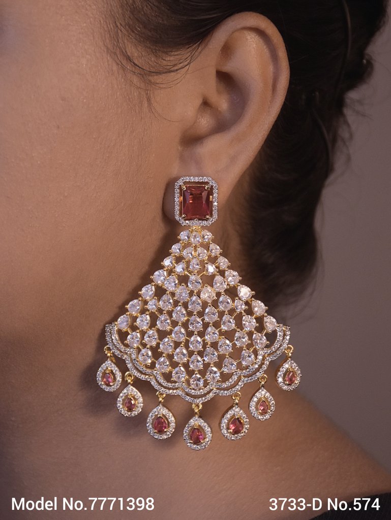 Cz Earring in wholesale price