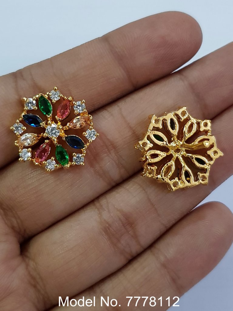 Cubic Zirconia Non-Dangling earrings