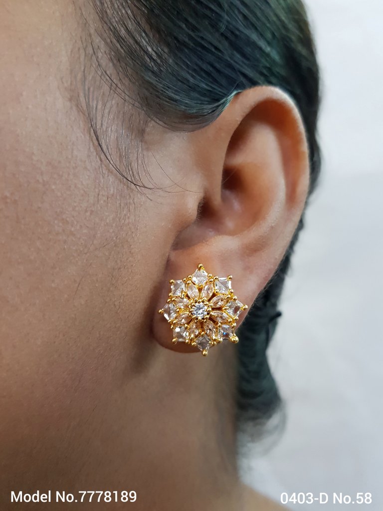 Classic Zircon Earrings