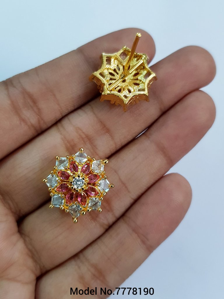 Light weighted Zircon stud earrings| Inexpensive Earrings