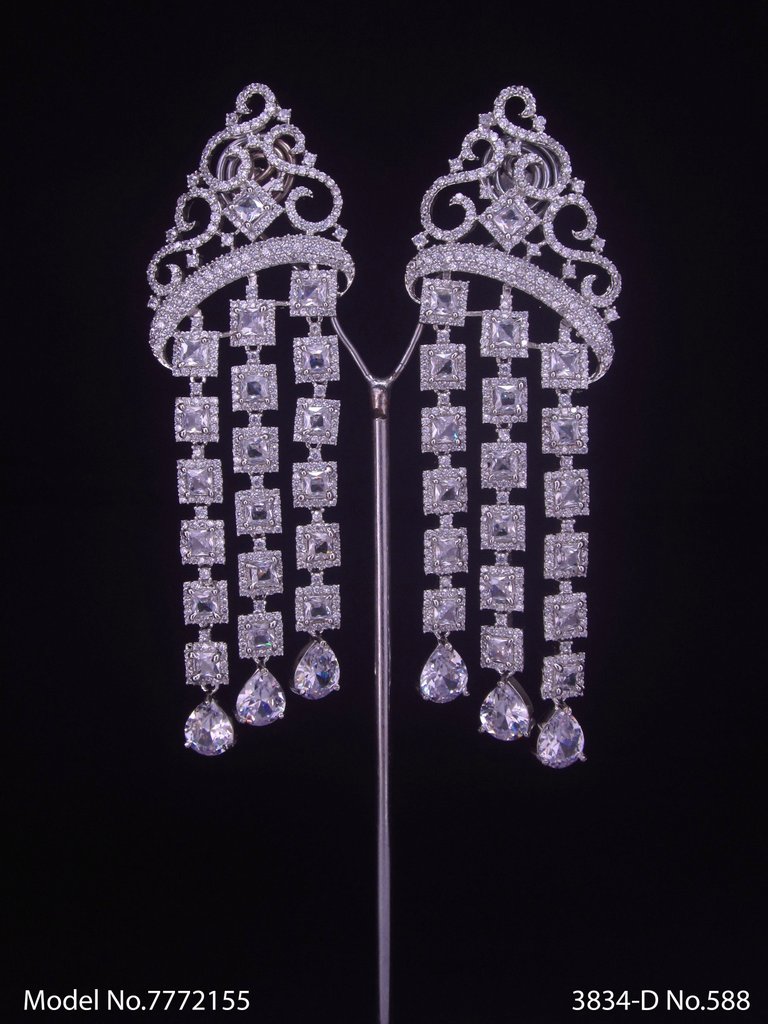 Real Zircon | Fashion AD Earrings