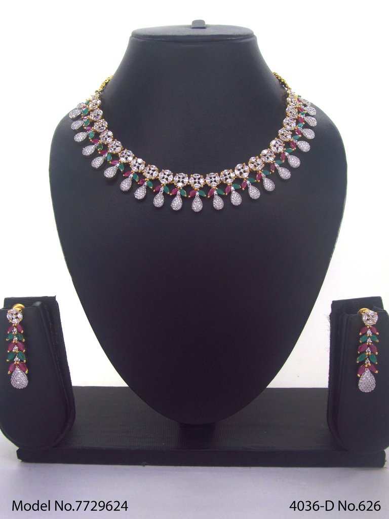 Handmade Traditional Masterpiece Zircon Jewelry Set