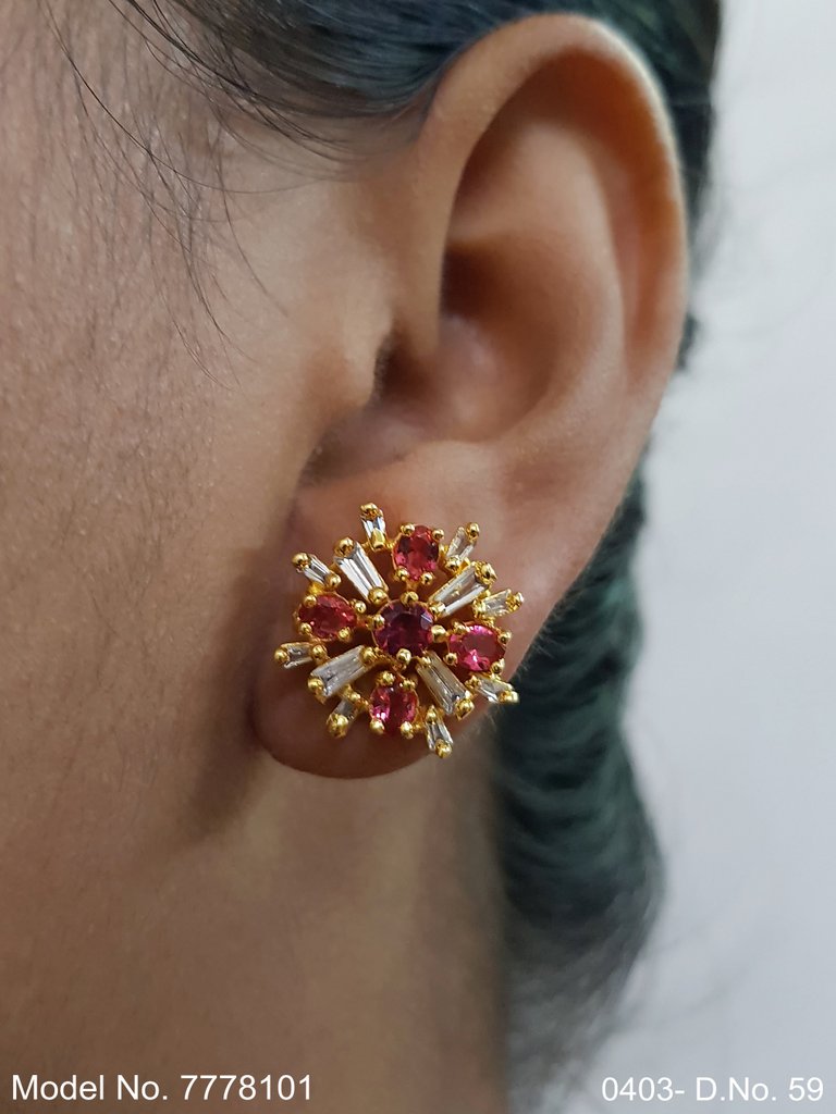 Popular Indian Handmade cz stud| top Earrings