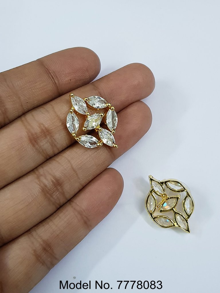 Handcrafted AD Stud Earrings