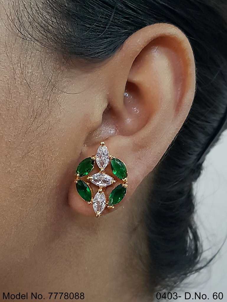 Stud Earrings | Original Indian Cubic Zirconia