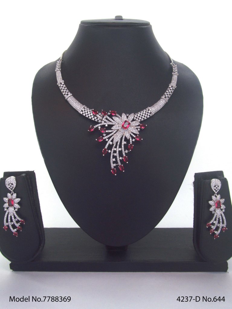 Imitation Diamond Cz Jewelry Set