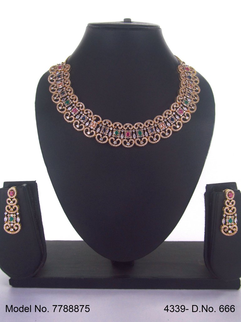 Handmade Traditional Masterpiece Zircon Jewelry Set