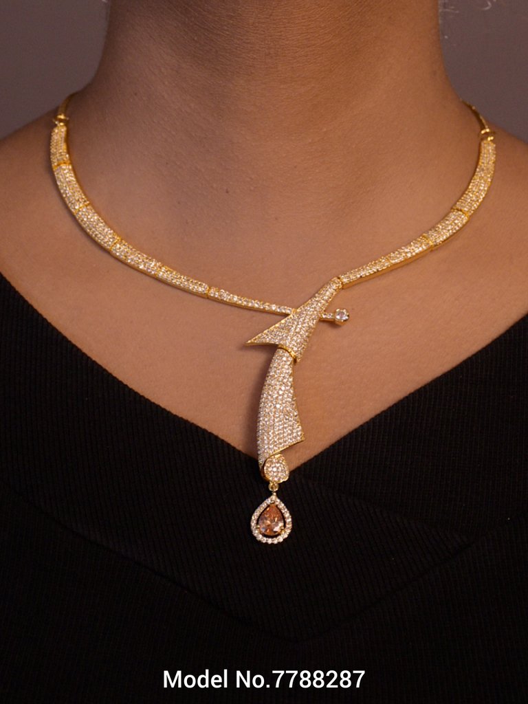 Original Cz Traditional Necklace