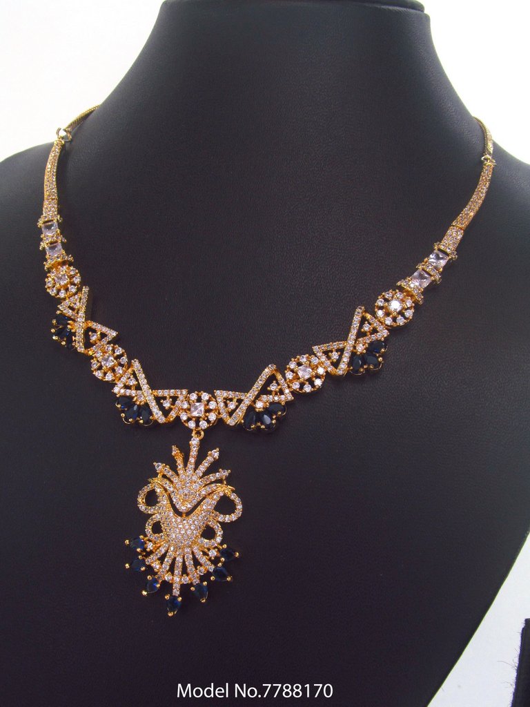 Fashion Necklace Set | Artificial Diamonds / Zircons