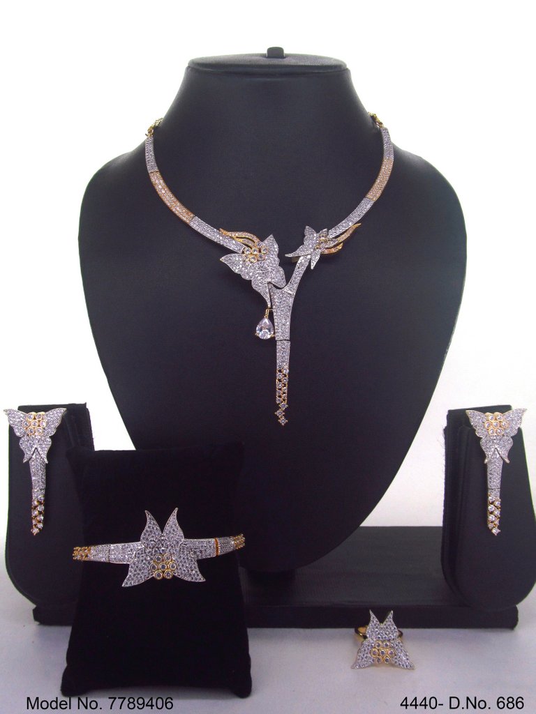 Artificial Diamond Cz Jewelry Set