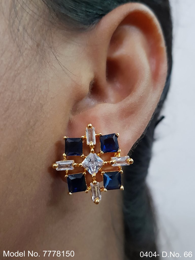 Pure handcrafted Studded Zircon | Fashion Studs