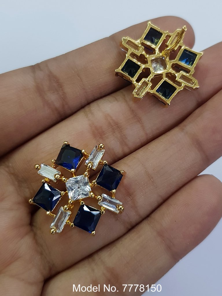 Pure handcrafted Studded Zircon | Fashion Studs