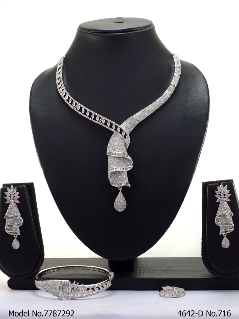 Imitation Diamond Cz Jewelry Set