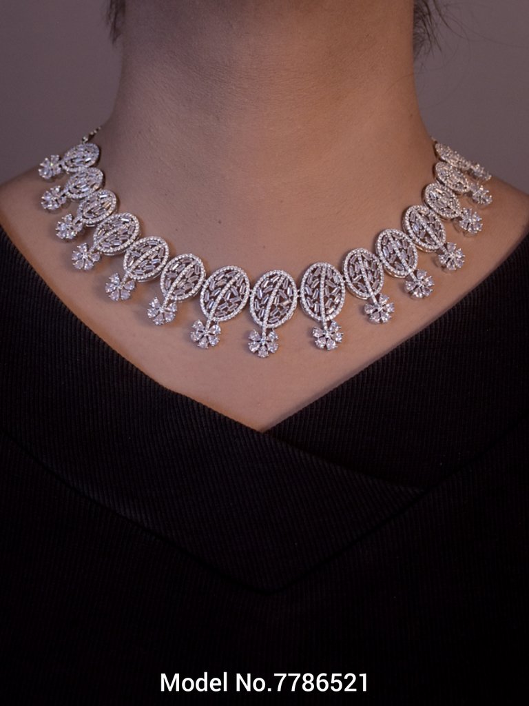 Traditional Zirconia Jewelry Set for Classy Women