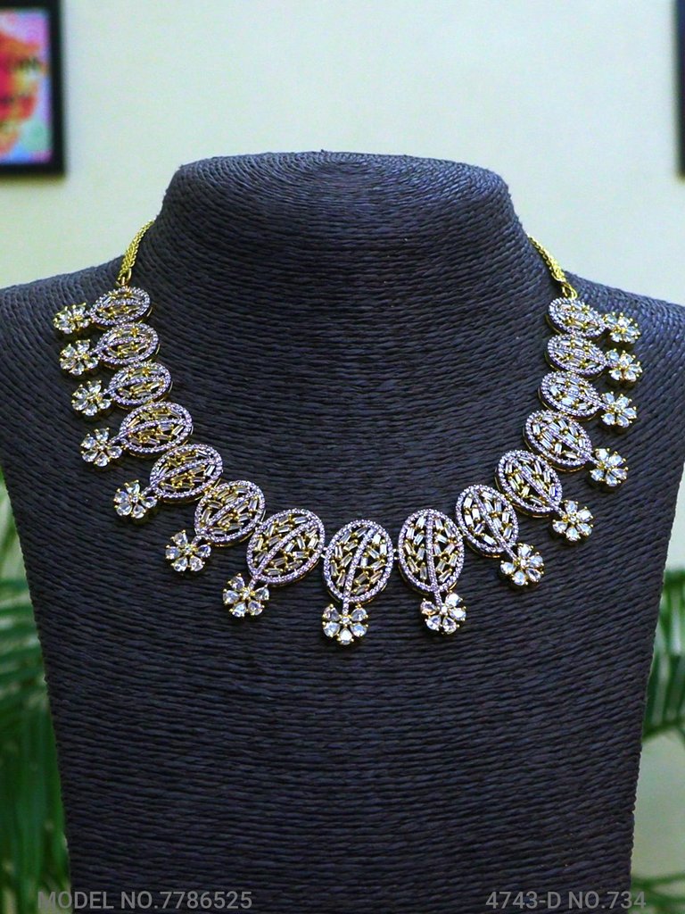 Traditional Design | American Diamond Jewelry Set