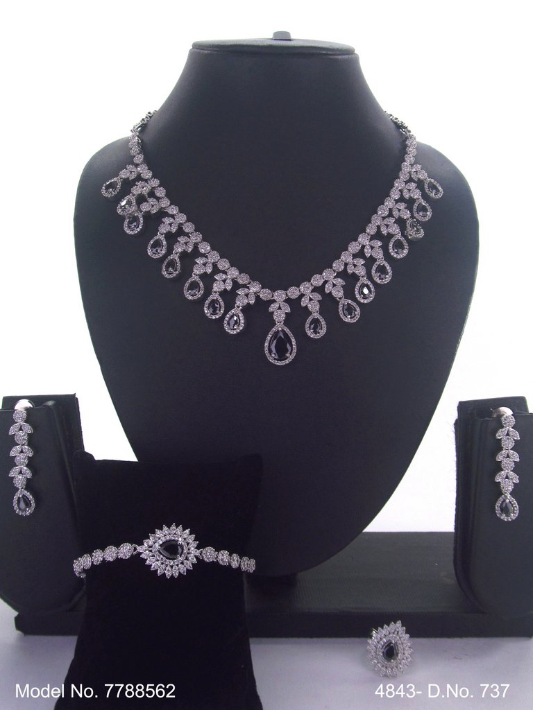 Artificial Diamond Cz Jewelry Set