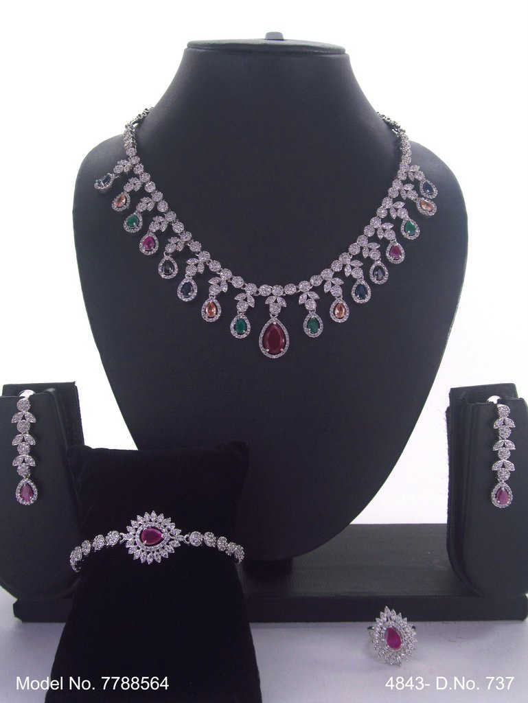 Gift Necklace Set in CZ