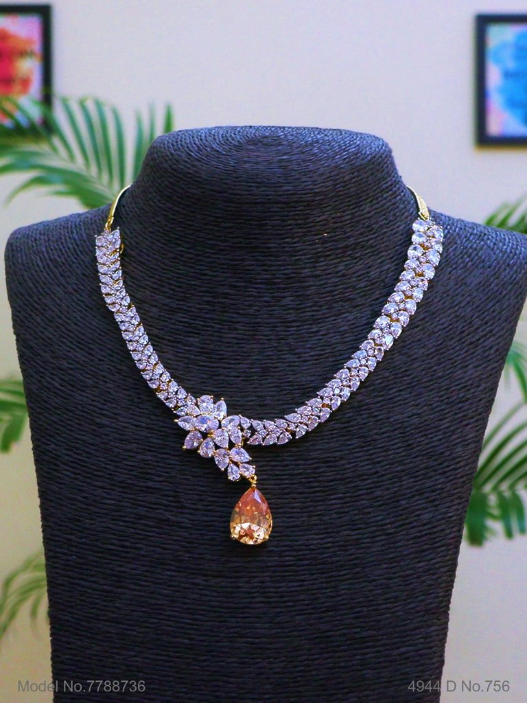 Imitation Diamond Cz Jewelry Set