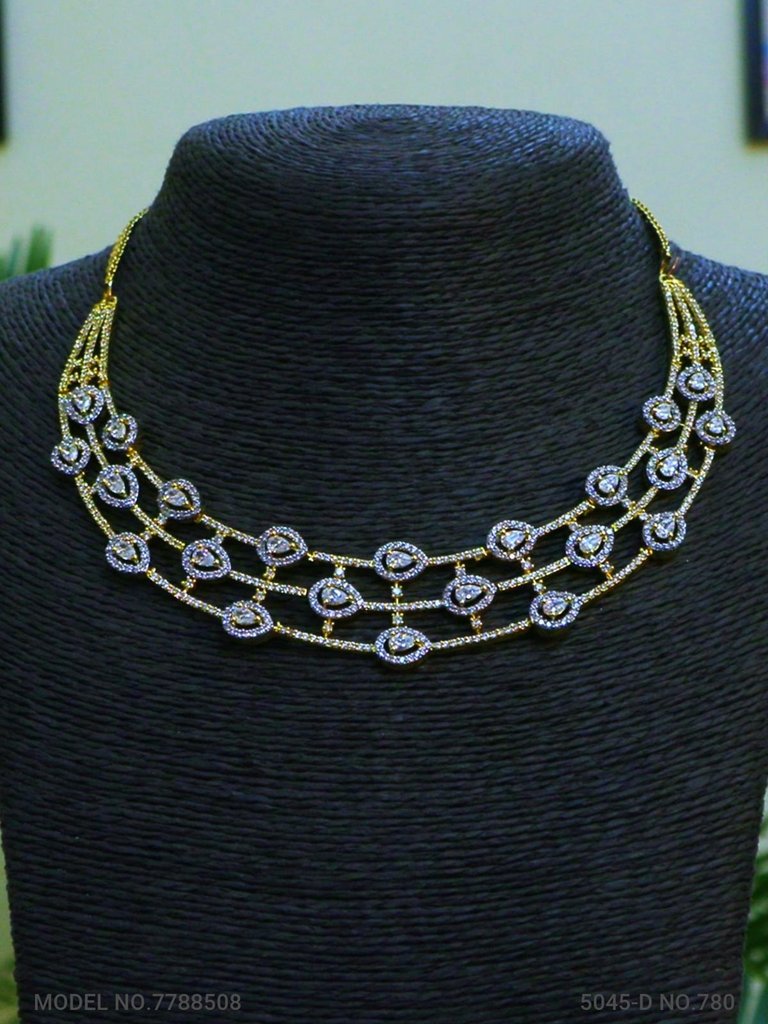 Fashion Necklace Set | Artificial Diamonds / Zircons