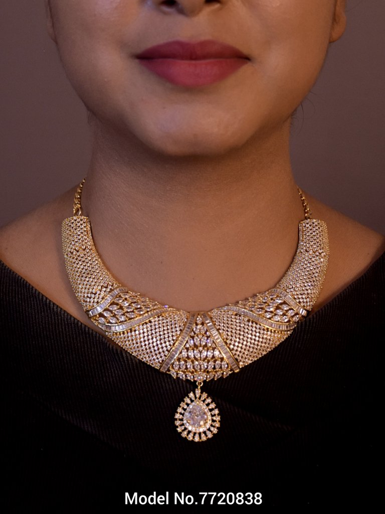 Fashion Necklace Set | Artificial Diamonds / Zircons