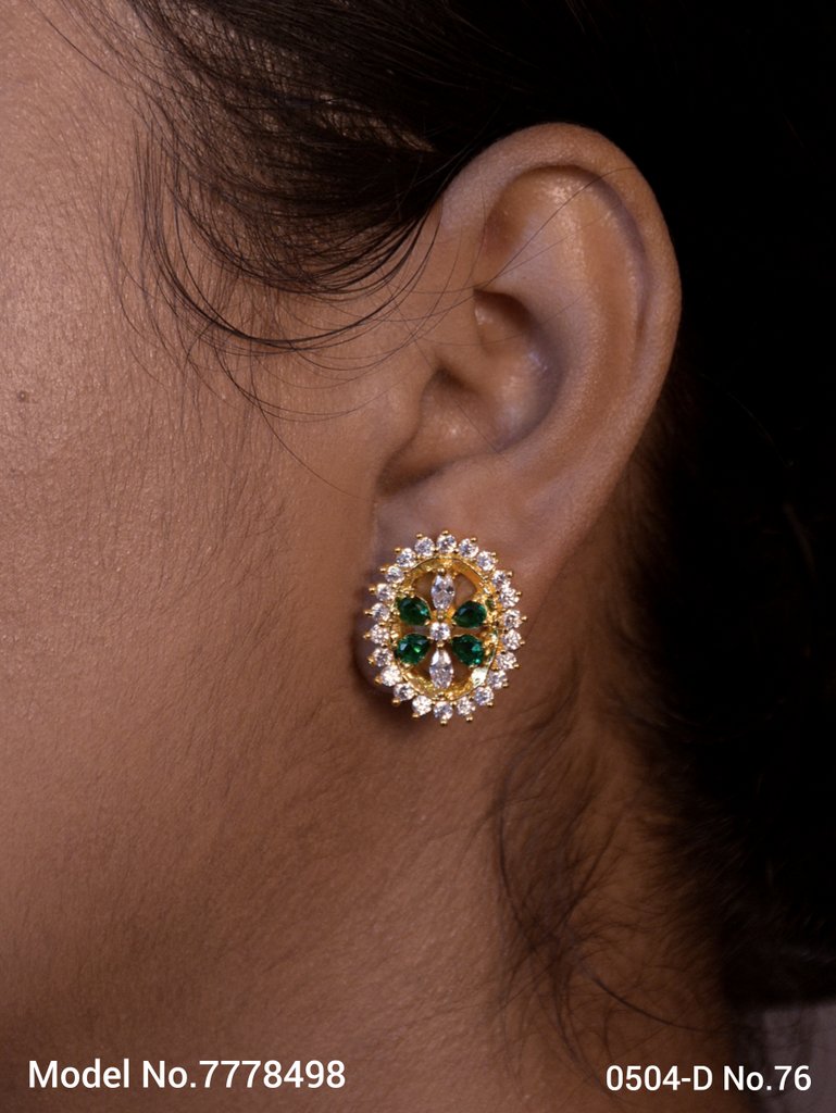 Pure handcrafted Studded Zircon | Fashion Studs