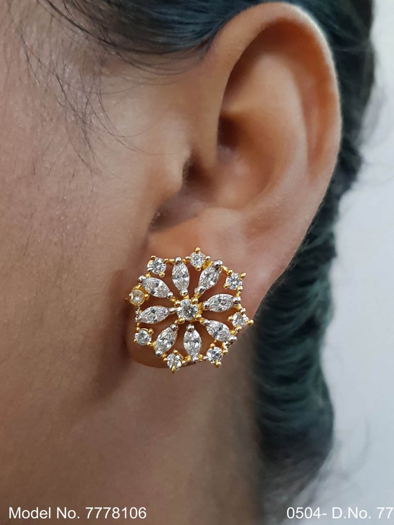 Stud Earrings | Original Indian Cubic Zirconia