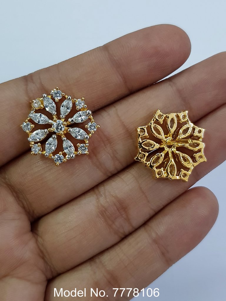 Stud Earrings | Original Indian Cubic Zirconia