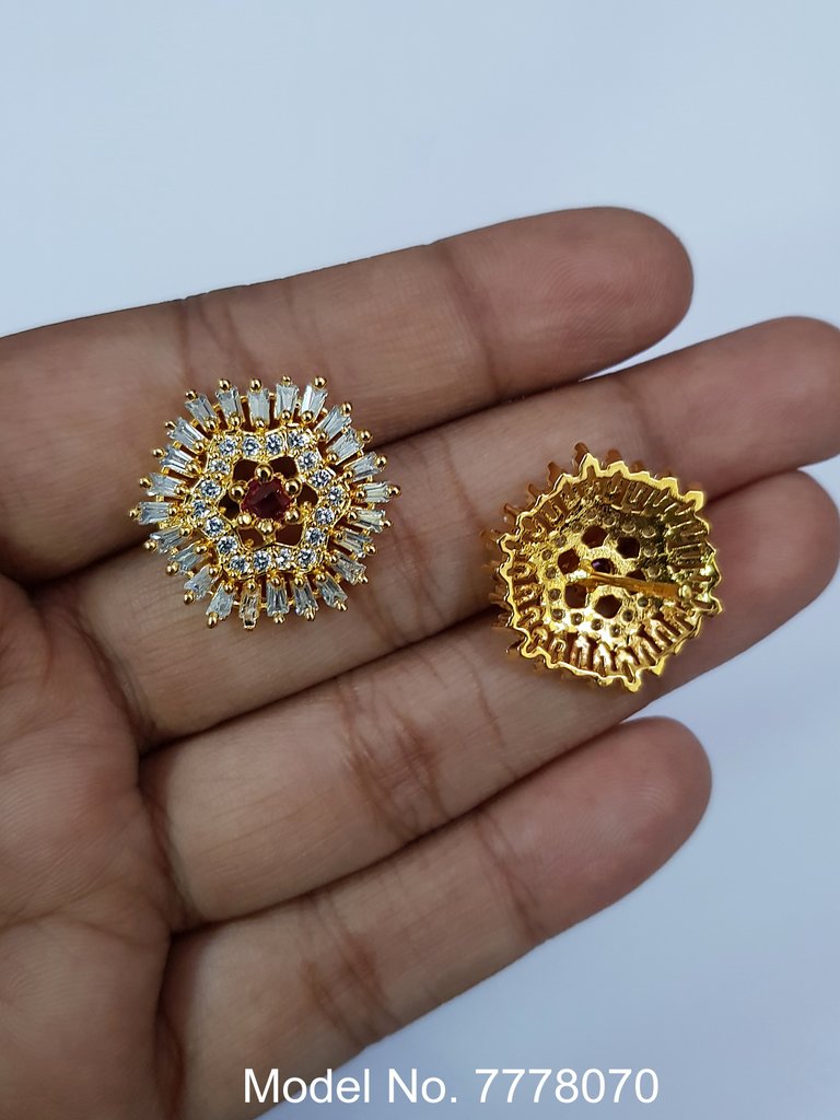 American diamond Earring Indian hand crafted