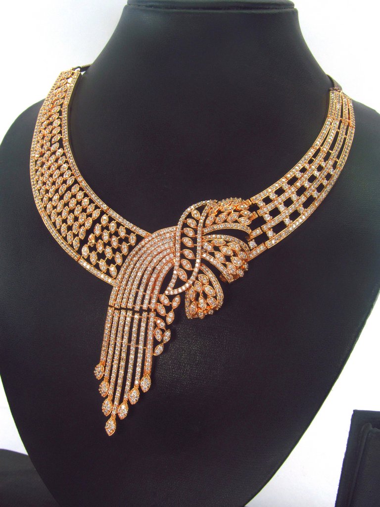 Traditional Design | American Diamond Jewelry Set