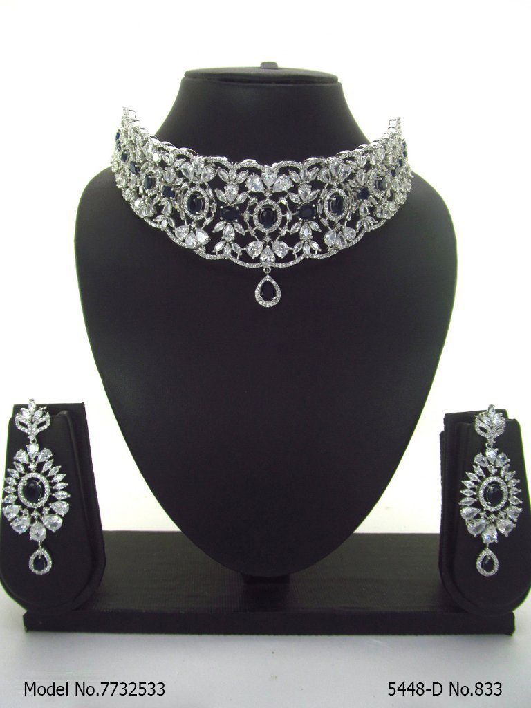 American Diamond Handcrafted Jewelry Set