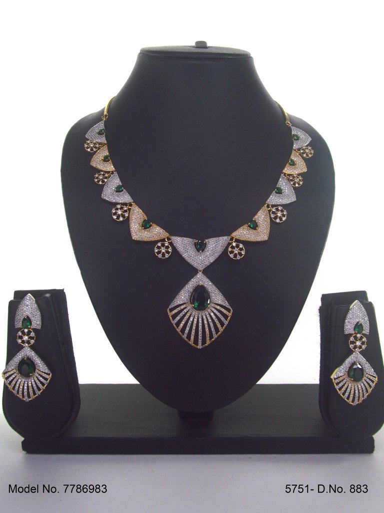 Imitation Diamond Cz Jewelry Set