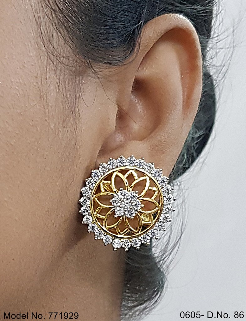 Classic Zircon Earrings