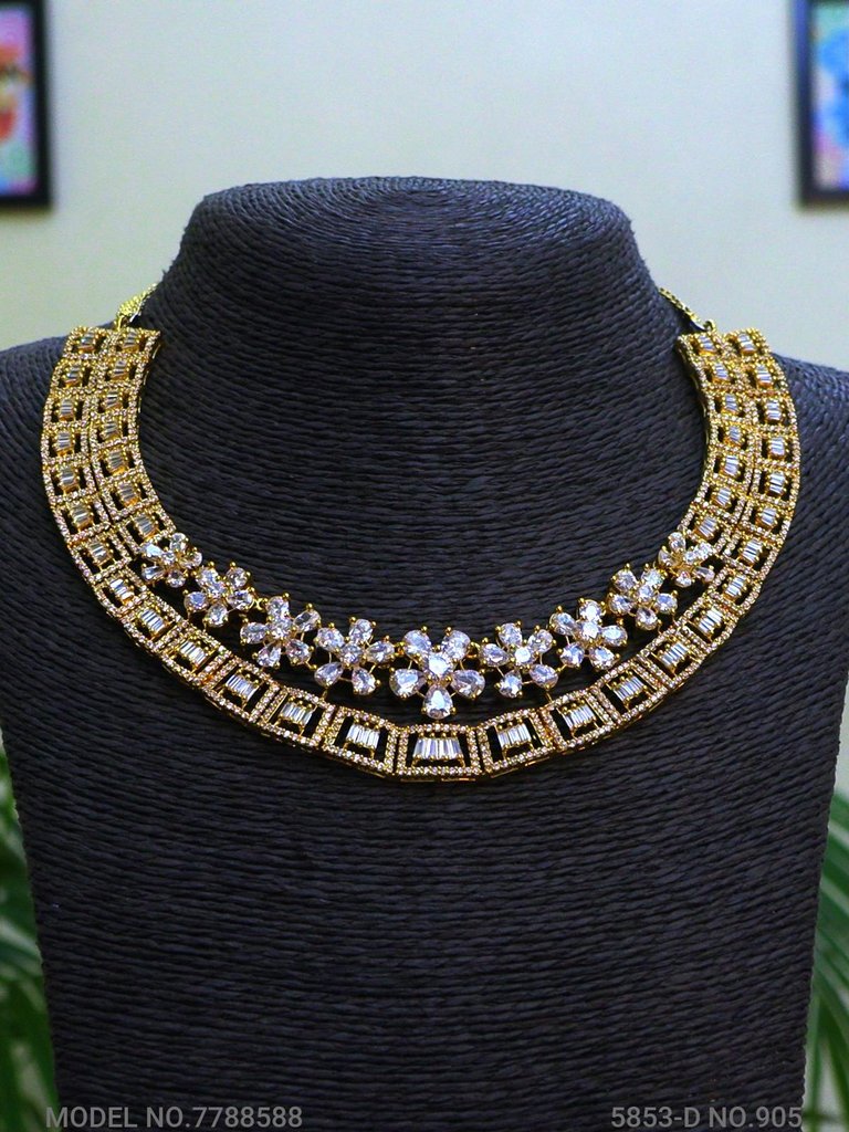 Traditional Design | American Diamond Jewelry Set