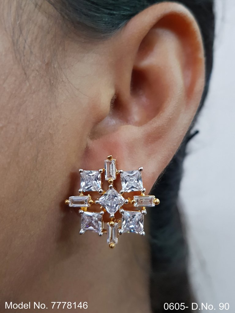 Stud Earrings | Original Indian Cubic Zirconia