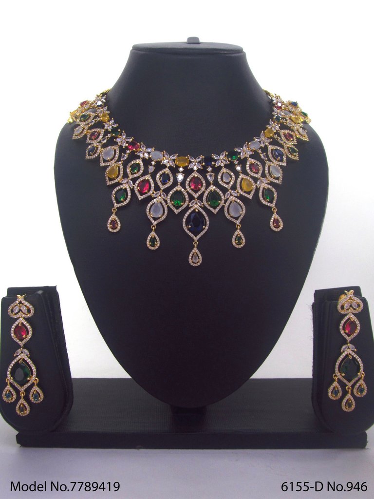 Traditional Cz Jewelry Sets