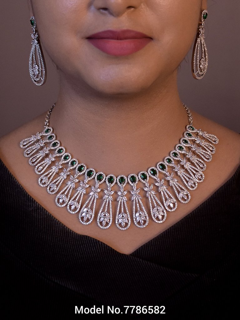 Original Cz Traditional Necklace