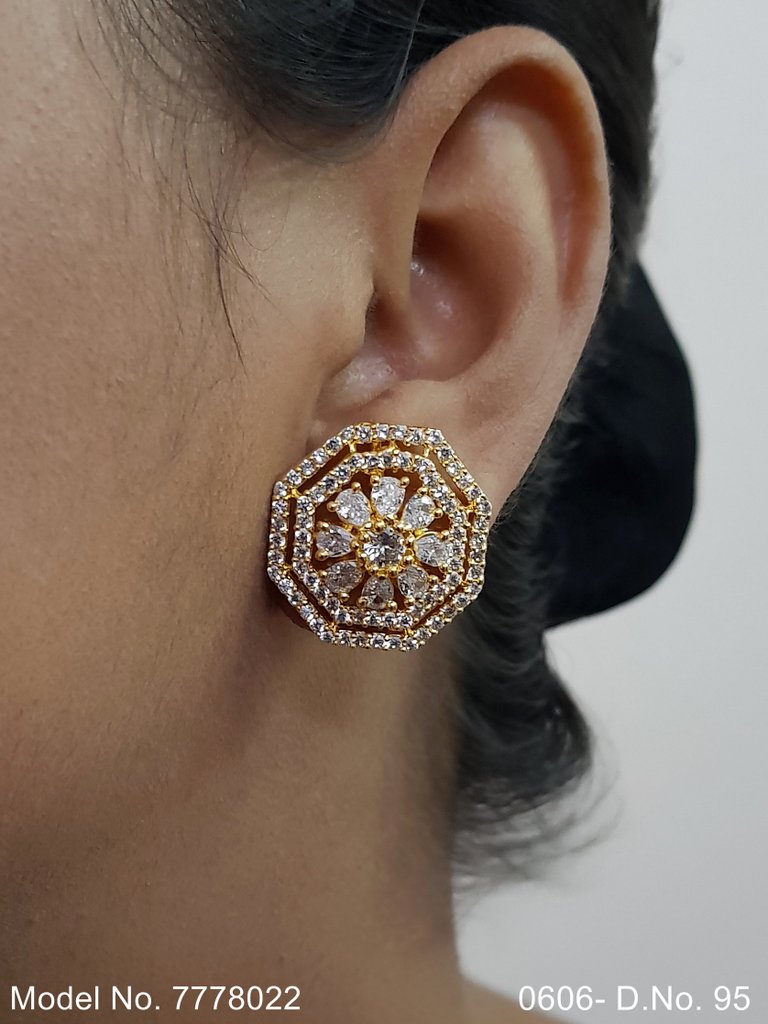 Popular Indian Handmade cz stud| top Earrings