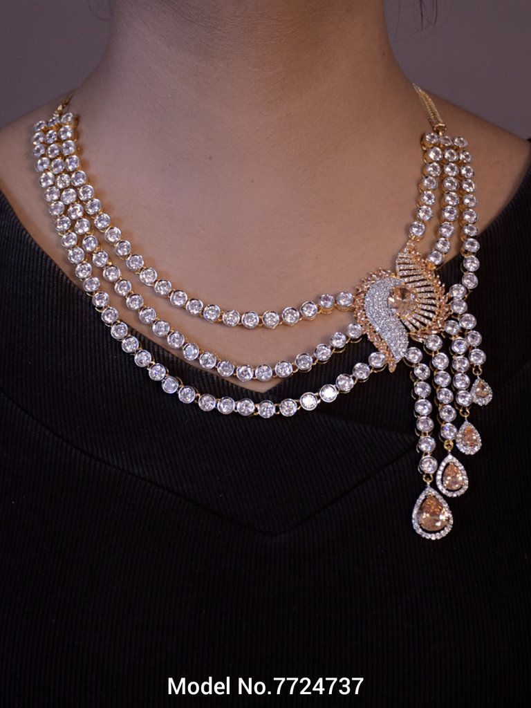 Original Cz Traditional Necklace